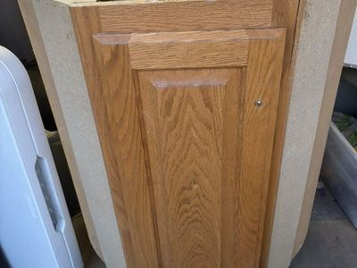 Oak Corner Kitchen Cabinet