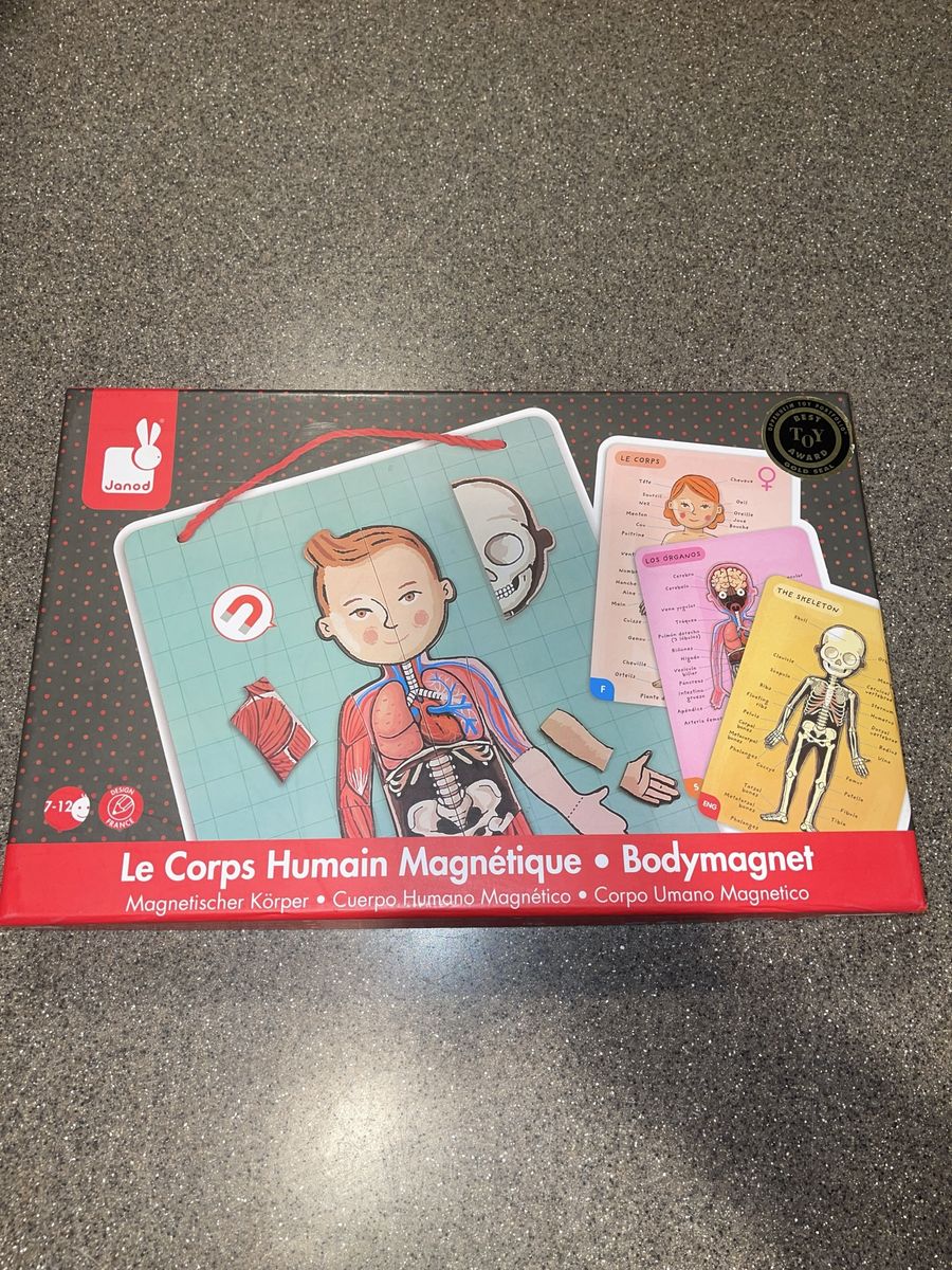 Janod Body Magnet Game - Anatomy Skeleton