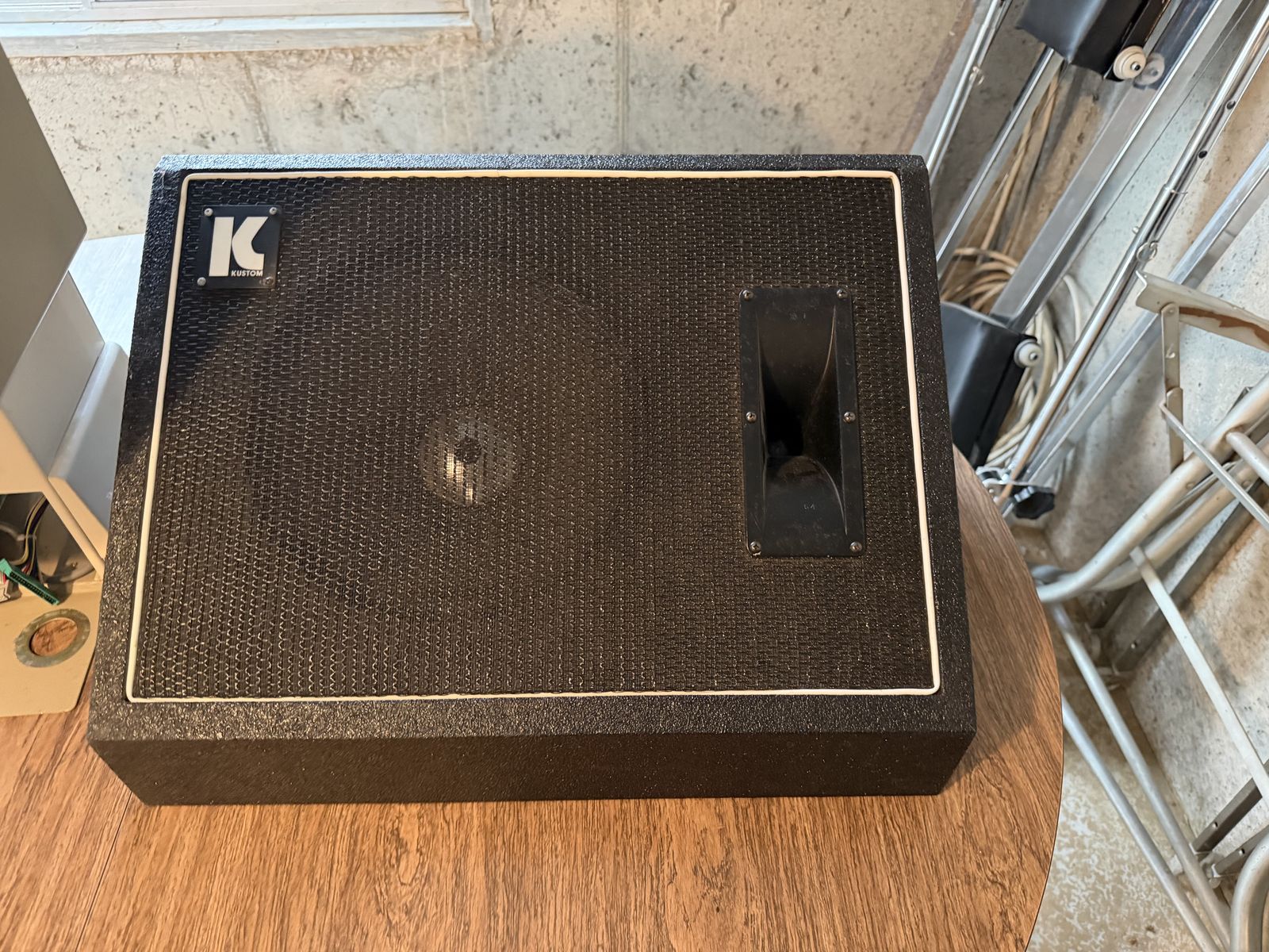 Vintage Kustom professional PA/stage monitor speaker cabinet $200 cash/venmo in Provo