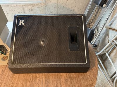 Vintage Kustom professional PA/stage monitor speaker cabinet $200 cash/venmo in Provo