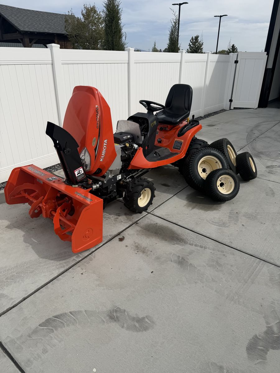 Kubota Tractor W/Snow Blower and Mower Deck