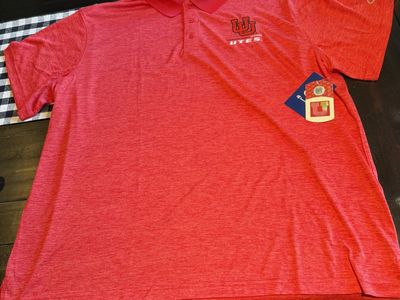 University of Utah Golf Shirt NEW 2XL