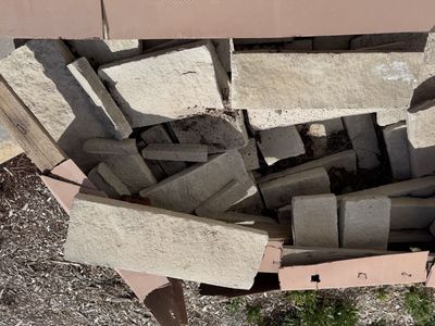 Harristone Flat Hills Lueders Aprox 100sqft White