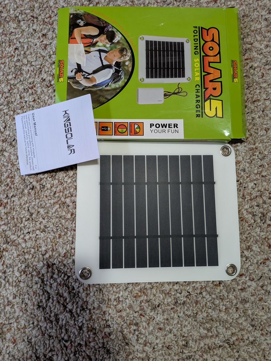 KingSolar Solar 5 Portable Folding Solar Charger - Power Your Fun Outdoors