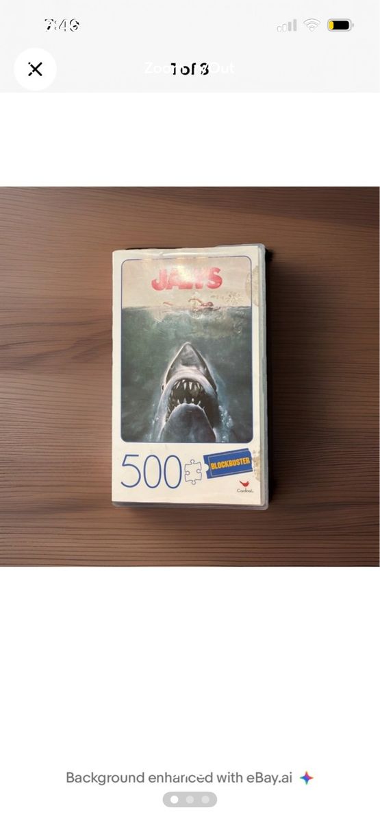 Jaws Blockbuster 500 Piece Jigsaw Puzzle - Vintage Movie Collectible