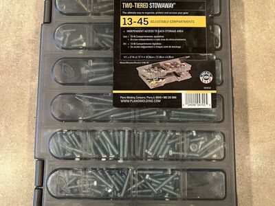 Two-Tiered Stowaway Full Of Bolts $200 Value