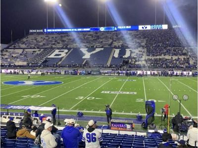 4 Byu football tickets section 2 row 16 seats 28-32 Vs Dixie state Tech