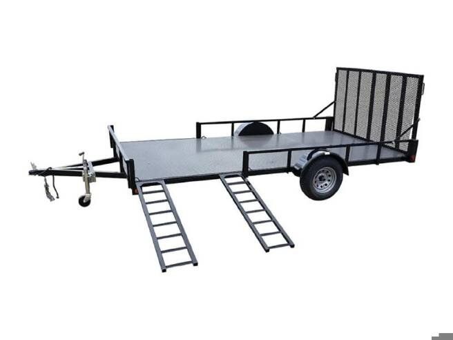 Echo Utility Trailer with Ramp Gate and Diamond Plate Deck