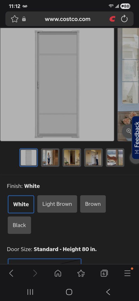 retractable screen door