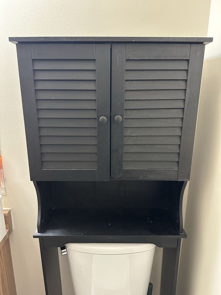 Over the toilet storage