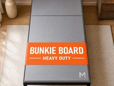 Twin Size (38" x 75") Bunkie Board Noise Minimizing Moisture Resistant Bed Board