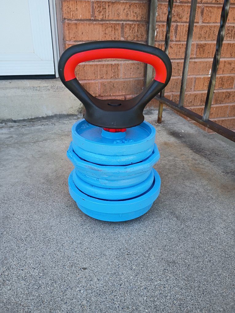 35.5 Lb Adjustable Kettlebell