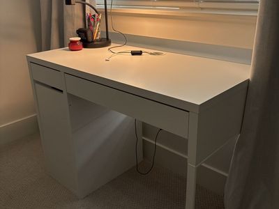 White Writing Desk - LIKE NEW