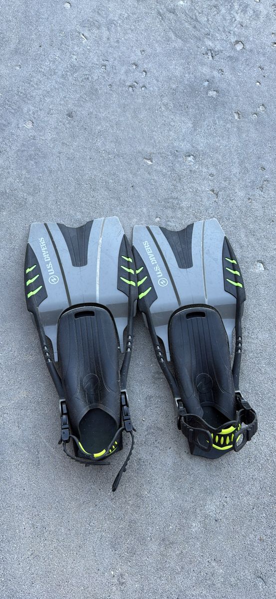 U.S. Divers Adjustable Swim Fins Scuba Snorkel