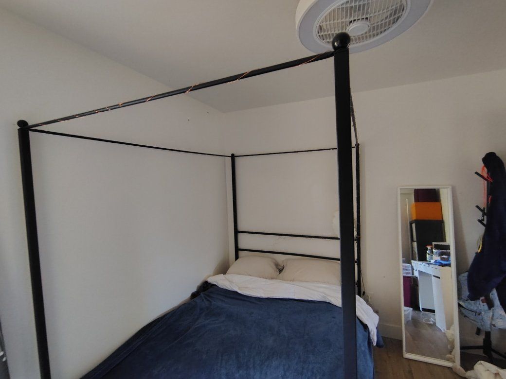 Queen size Metal Canopy Bed Frame