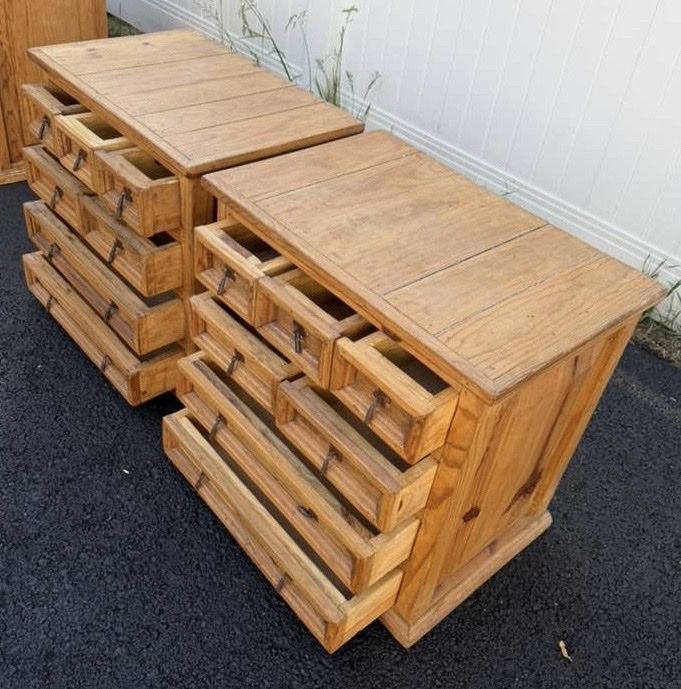 Gorgeous wood nightstands