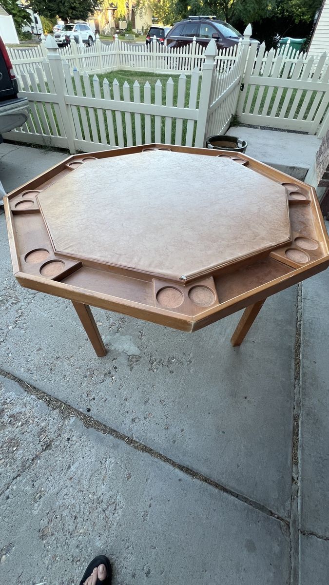 Vintage Poker Table