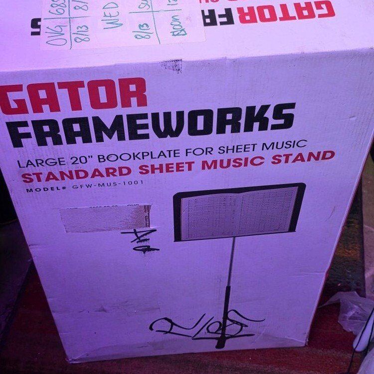 Gator Music Stand New