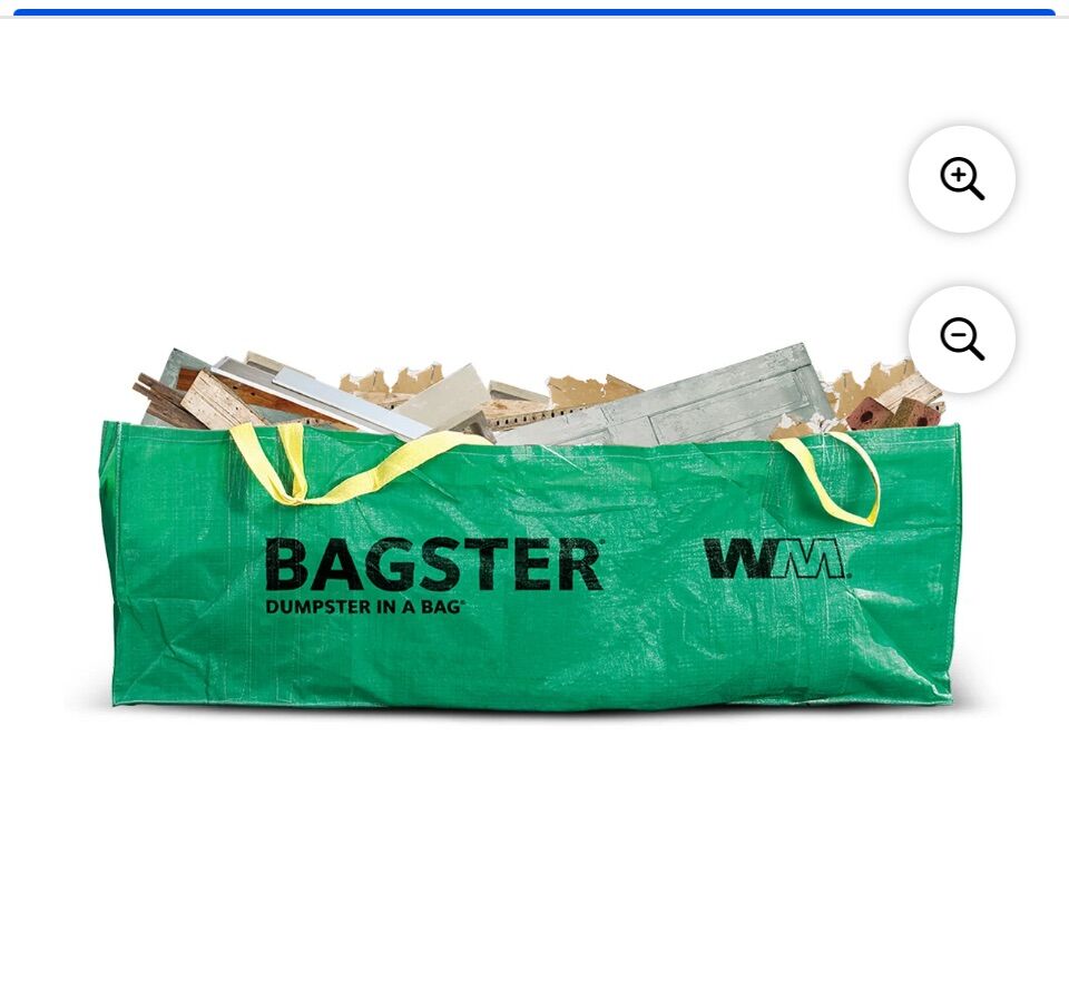 Bagster Dumpster in a Bag Green Leaf