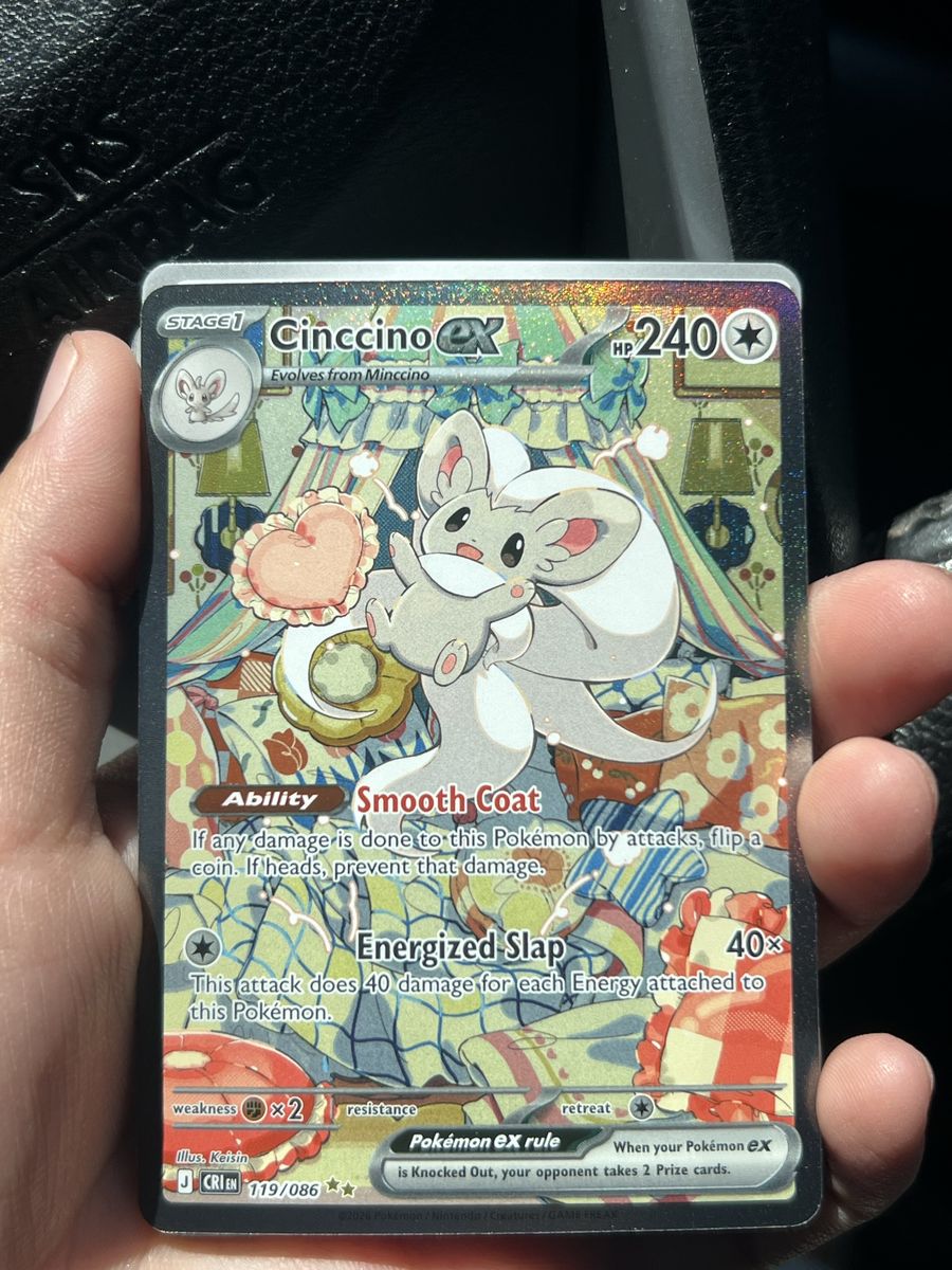 Pokemon SIR Cinccino ex 119/086