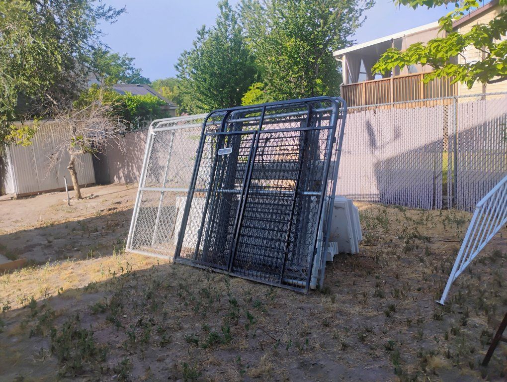 Heavy-Duty Chain Link Dog Kennel Panels - Multiple Sizes & Colors Available