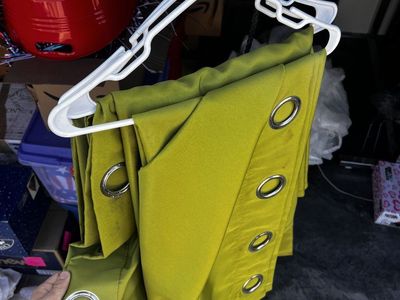 LIKE NEW 4 outdoor curtains.
