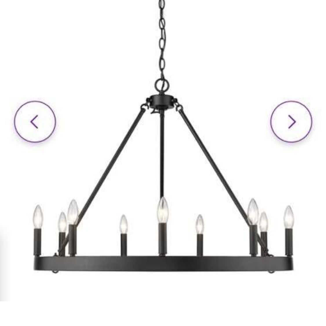 Golden Lighting Alastair 9 Light 32" Chandelier