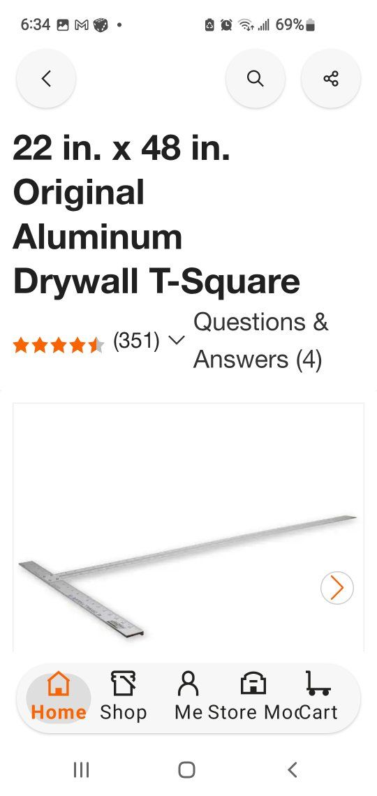 Drywall Aluminum Square