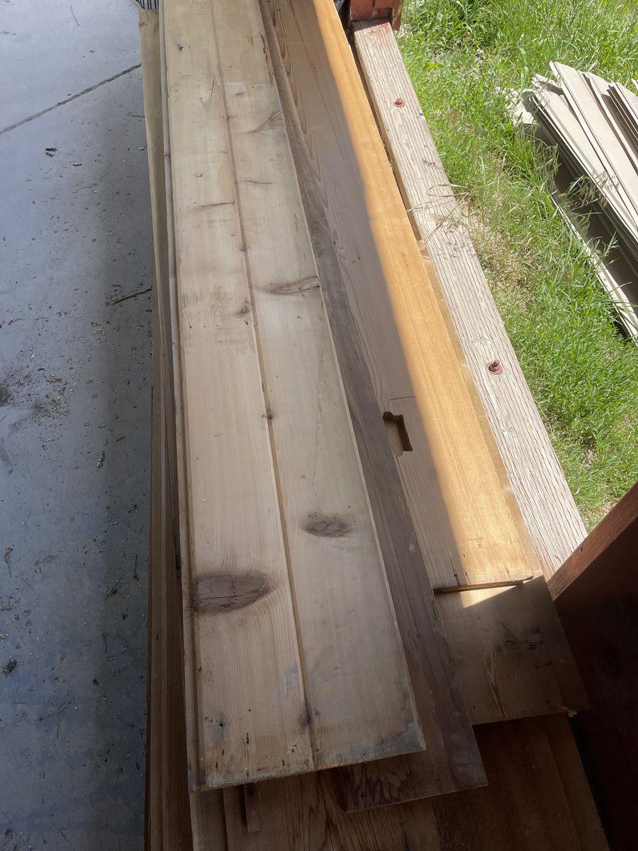 7 Feet x 11.5 inch x 1/2 inch Toung and groove ceder
