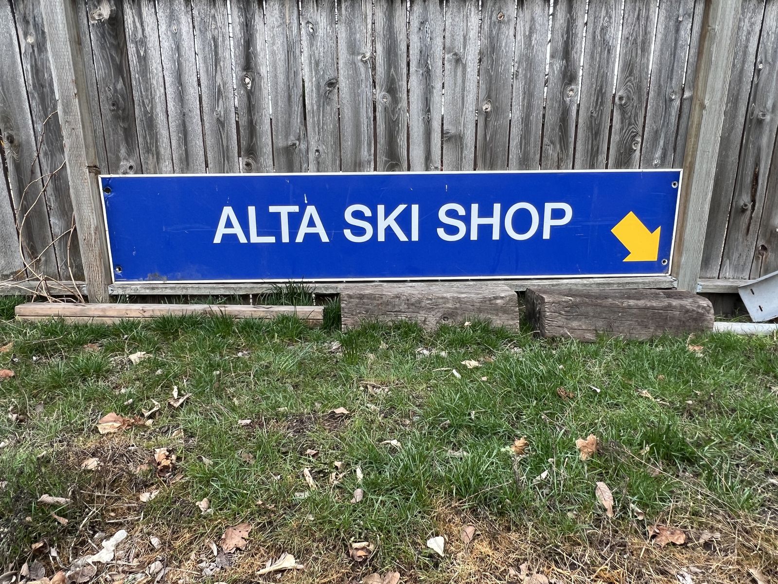 Vintage Alta Sign