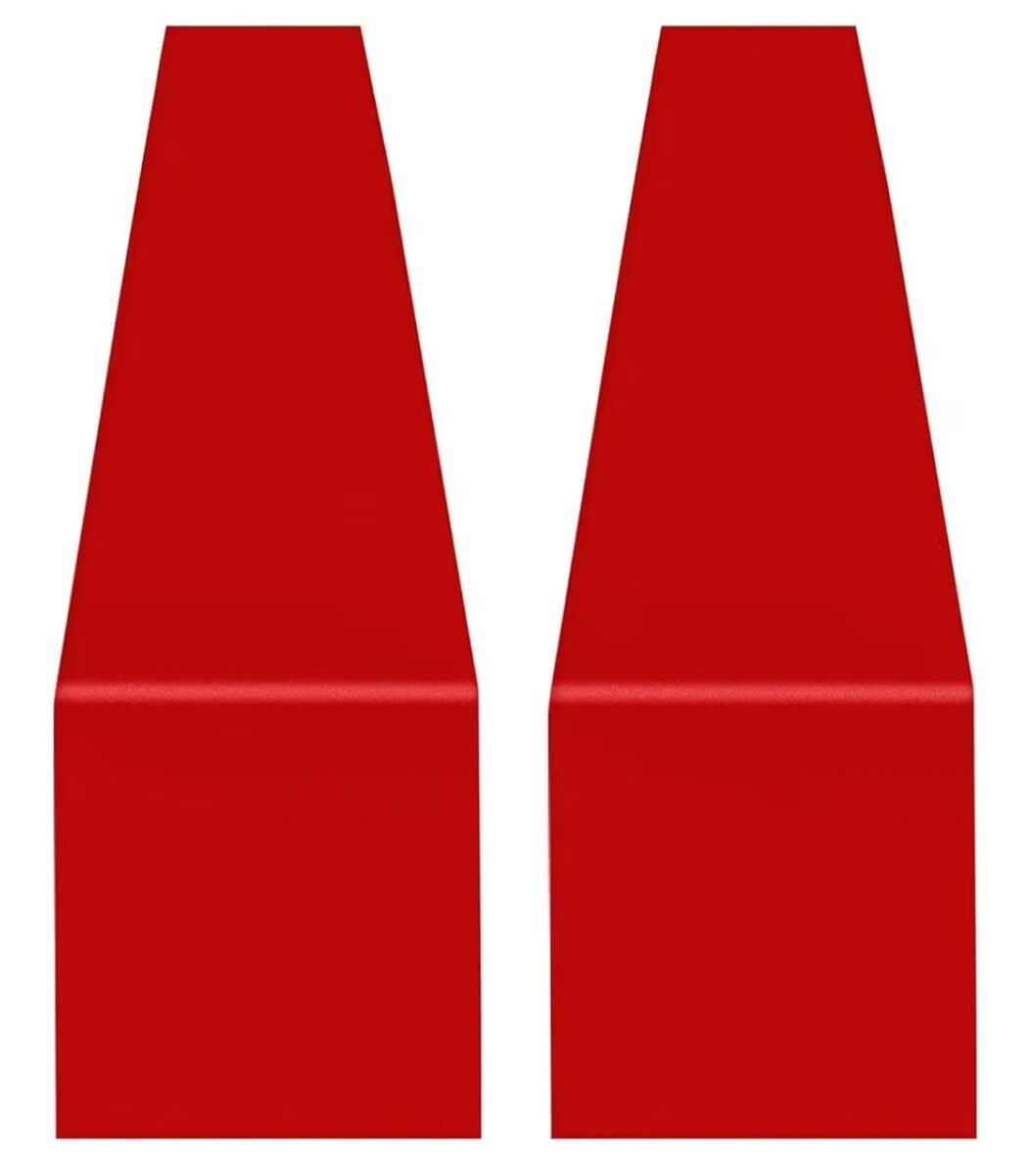 Valentines Decor Red Satin Table Runners