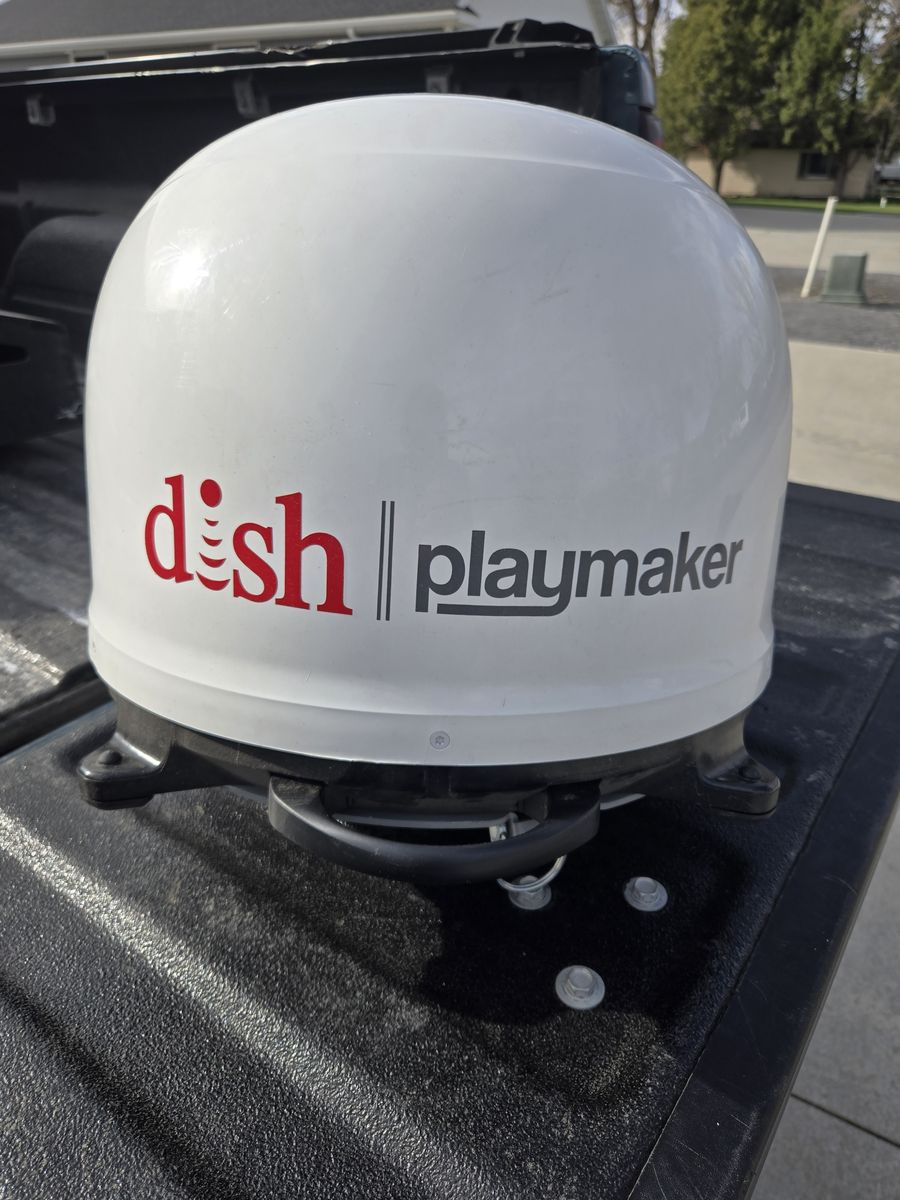 DISH Playmaker Portable Satellite Antenna w/ Winegard Tripod for Tailgating/Camping