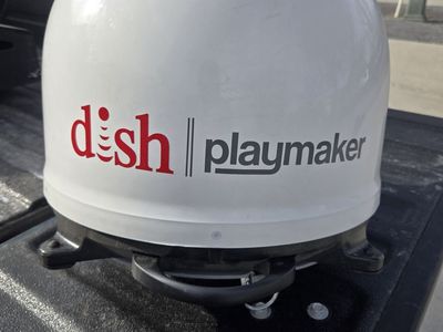 DISH Playmaker Portable Satellite Antenna w/ Winegard Tripod for Tailgating/Camping
