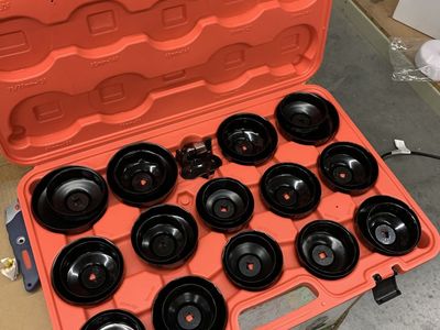 SKYSHALO Oil Filter Socket Set, 30 Pieces Oil Filter Wrench Set, Sturdy Steel Oil Filter Socket, 3/8\ in. Oil Filter Socket