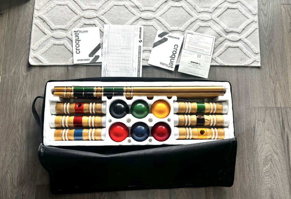 Sportcraft 6 Player Croquete Set With Case