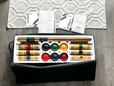 Sportcraft 6 Player Croquete Set With Case