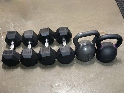 dumbbells 244 pounds