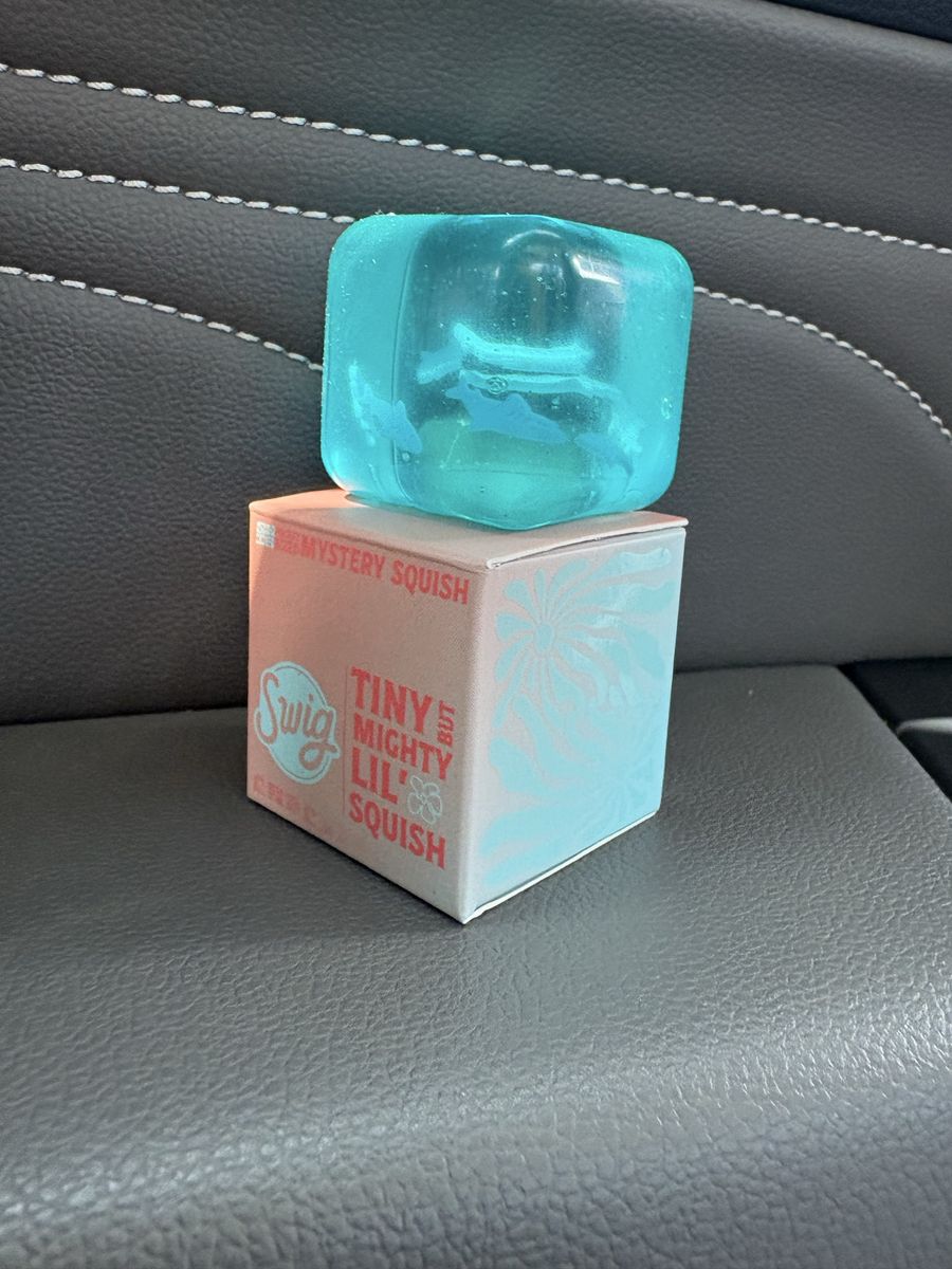 Swig Tiny But Mighty Lil' Squish Mystery Squish Blue Toy with Box