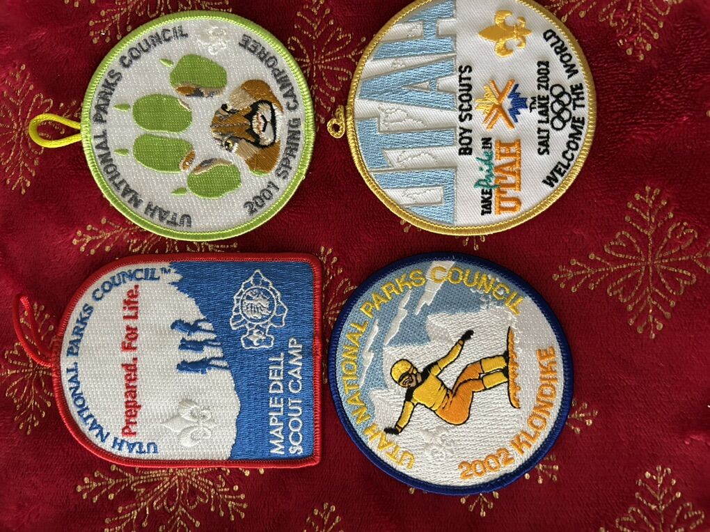 (4) Different UNP Utah National Parks Council BSA