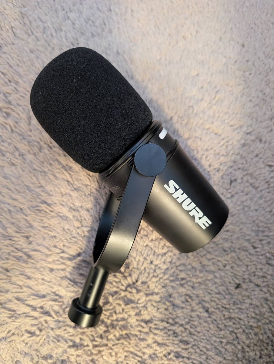 Shure MV7+ USB-C or XLR Dynamic Vocal Microphone Perfect for Streaming, Podcasting, etc