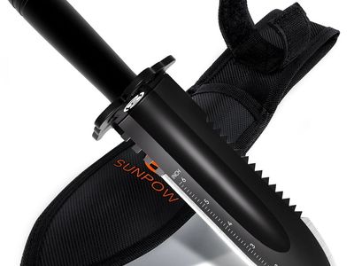 Metal detecting or gargening digging tool/shovel with serrated edge