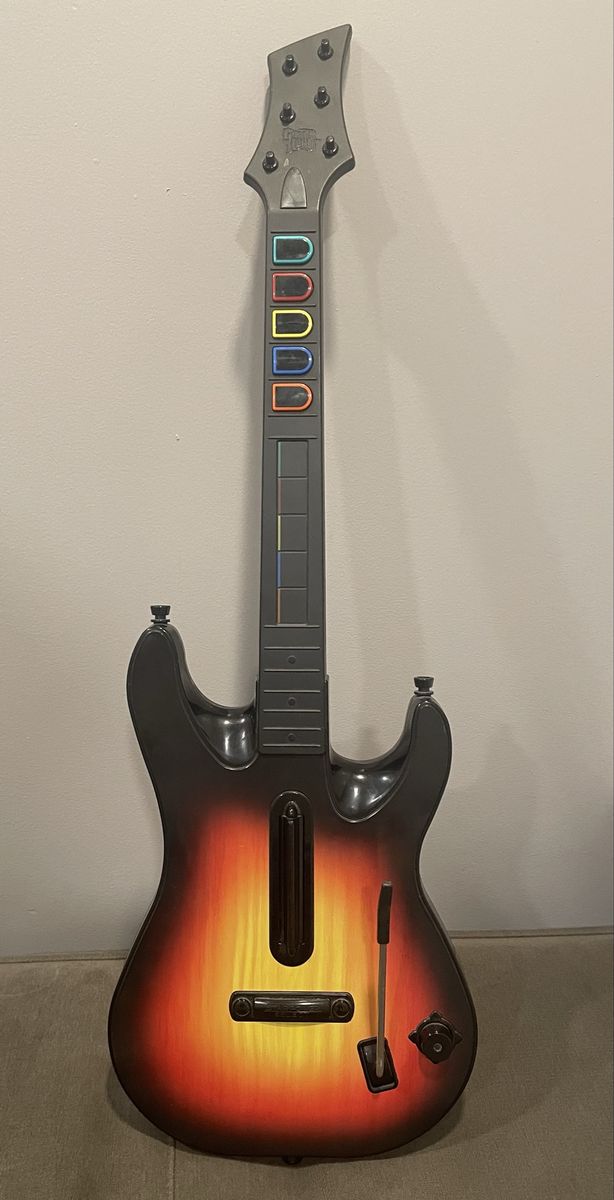 Guitar Hero RedOctane Sunburst Wireless Controller for PS2/PS3
