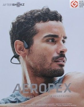 Aftershokz Aeropex wireless bone conduction headphones