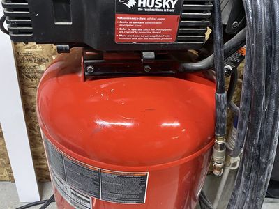 Husky Air Compressor 20 Gallon w/ IronForce Air Tool Kit & Hose - Used, Good Condition