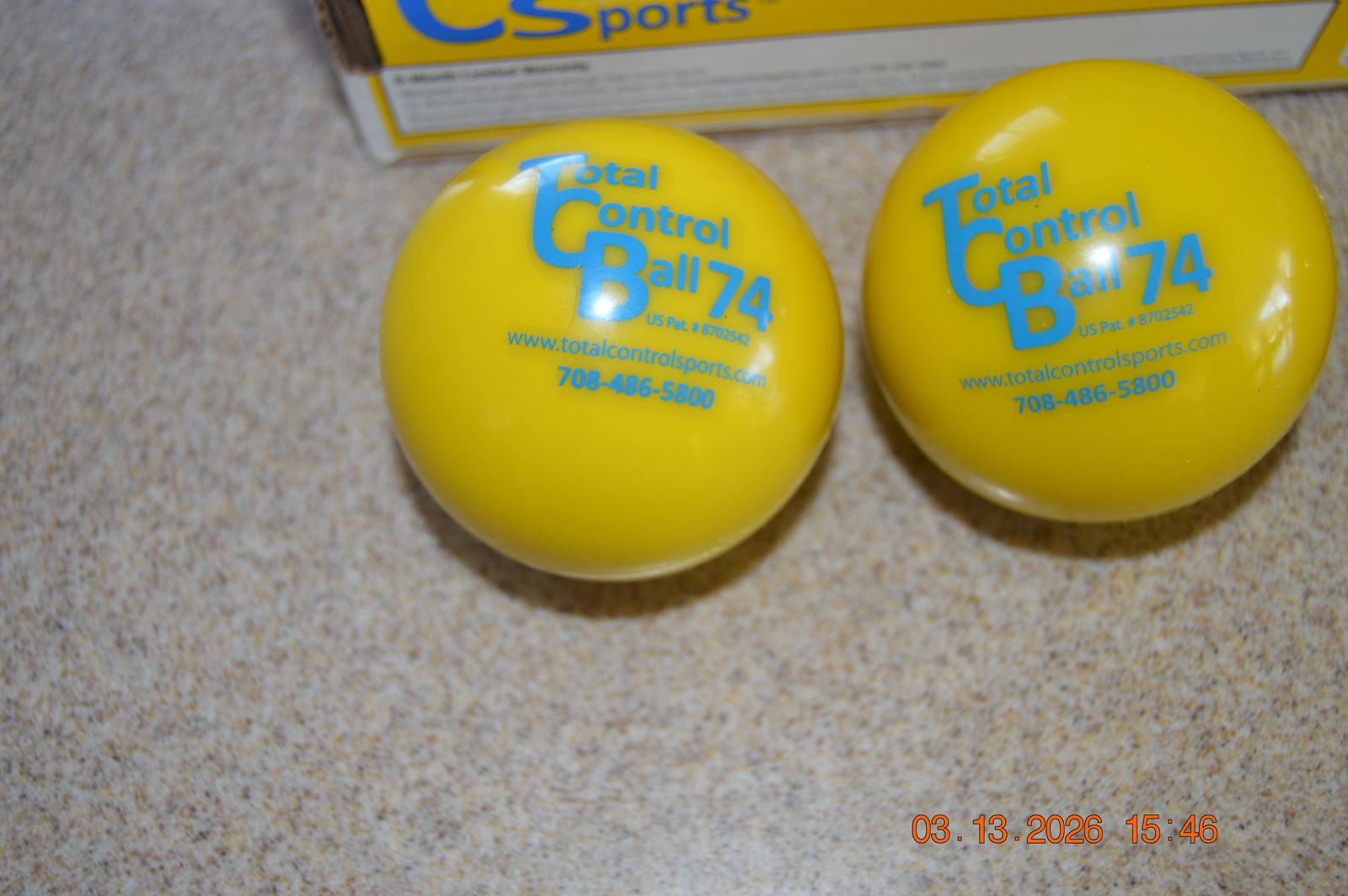 Baseball Total Control Ball (TCB-74)