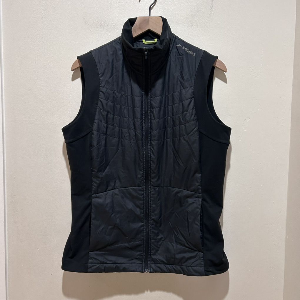 Brooks Run Happy Fusion Hybrid Black Vest Large