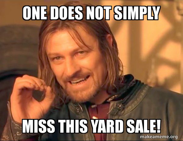 Saturday May 16 Clinton yard sale