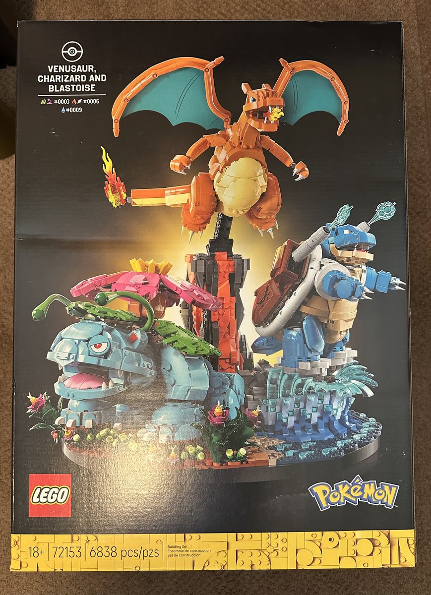 Lego 72153 Set Venusaur, Charizard Pokemon Set