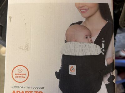 Ergobaby ADAPT Multi-Position Baby Carrier - Premium Cotton, Newborn to Toddler (7-45 lbs)