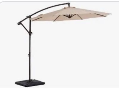 UMBRELLA *AND Costway 20" Patio Offset Umbrella Base STAND with Water/Sand Fillable Weights $$$ LOOK BELOW FOR PRICE/DEAL
